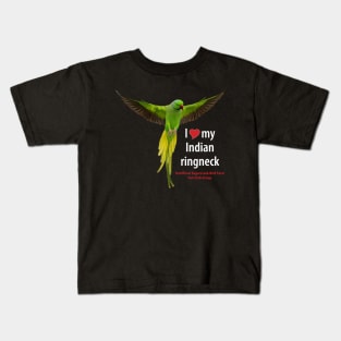 Indian ringneck parrot Kids T-Shirt